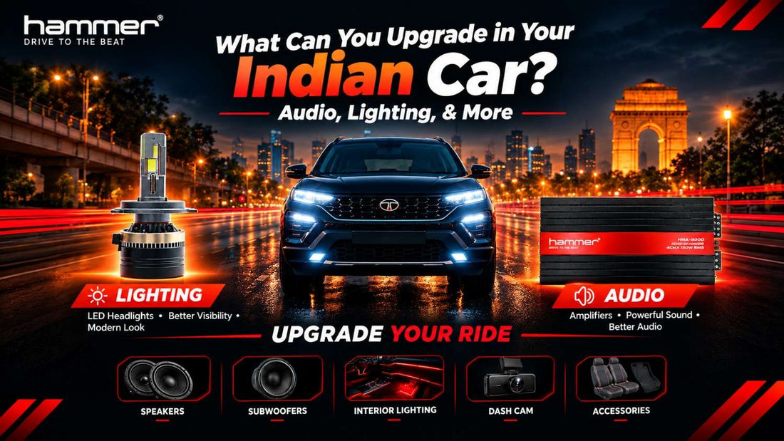 What Can You Upgrade in Your Indian Car? Audio, Lighting, & More